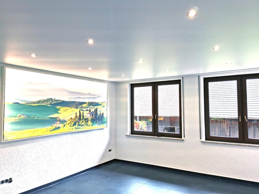 Showroom-Spanndecke